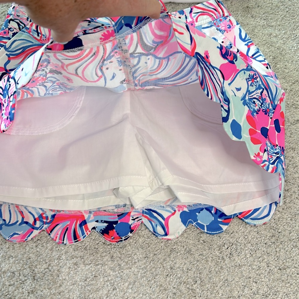 Lilly Pulitzer Colette Skort Prosecco Punk Make A Splash - Picture 4 of 6